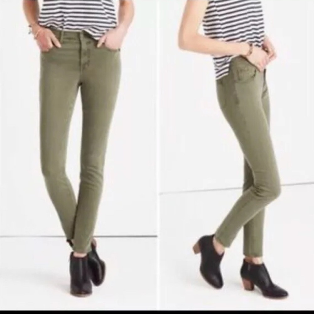 [Madewell] 9” Rise 5 Button Skinny Jeans, 28 - Picture 3 of 9